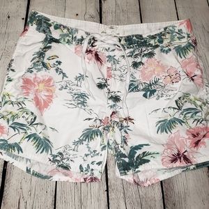 H&M L.O.G.G. 100% Cotton Tropical Print Shorts